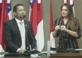 VÍDEO: Deputado Daniel Almeida surta na Aleam, manda parlamentar “calar a boca” e chama Alessandra Campelo de vitimista