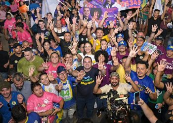 Coligação de Roberto Cidade faz quatro caminhadas simultâneas em bairros de Manaus