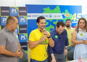 Senador Plínio Valério entra com reforço do  PSDB Amazonas na candidatura do Capitão Alberto Neto e Professora Maria do Carmo