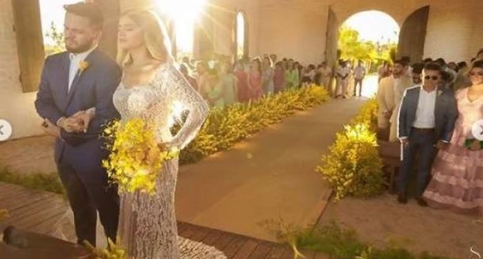 Falamansa e igreja no Nordeste: Casamento de filha de David Almeida que custou milhões é alvo do MP