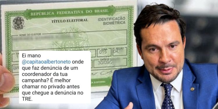 BOMBA: Denúncia mostra que equipe de Alberto Neto cobra 40 títulos de eleitor para pagar apoiadores de campanha