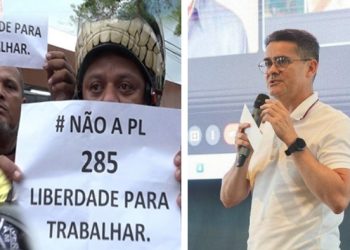 David Almeida cria Lei que limita trabalho de mototaxistas e revolta categoria em Manaus