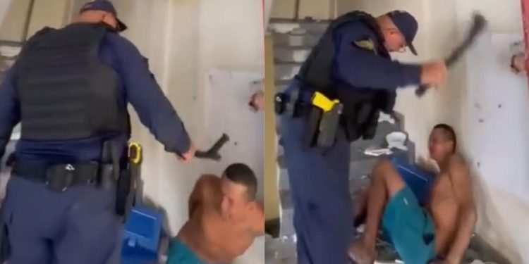 Em Manaus, Guarda Municipal é preso após espancar homem em edifício abandonado