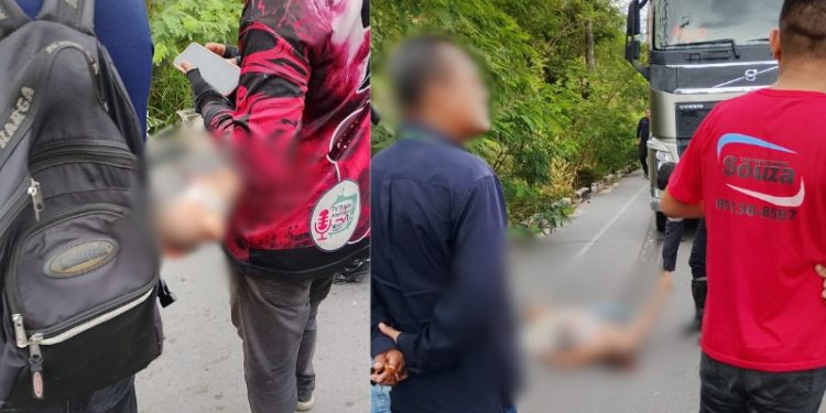 Mulher sofre fratura grave após ser atropelada por carreta na zona leste de Manaus