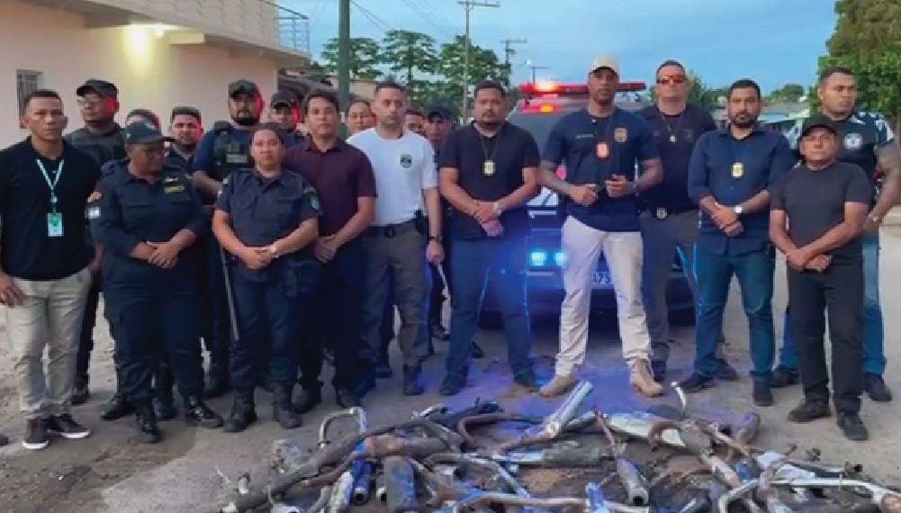 Polícia retira 170 escapamentos de motos durante operação no interior do Amazonas