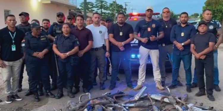 Polícia retira 170 escapamentos de motos durante operação no interior do Amazonas