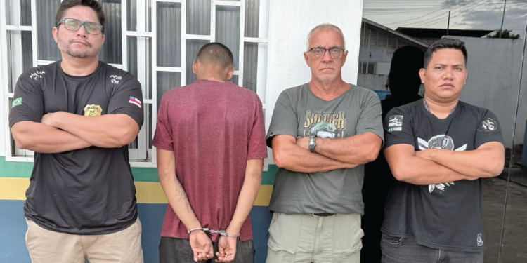 Polícia Civil prende homem em flagrante por roubo contra idoso, em Nova Olinda do Norte