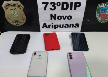 Polícia recupera cinco celulares que foram roubados e furtados no Amazonas