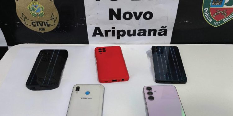 Polícia recupera cinco celulares que foram roubados e furtados no Amazonas