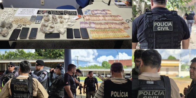 Operação Raiz Segura: PC-AM prende duas pessoas em flagrante por tráfico de drogas em Humaitá