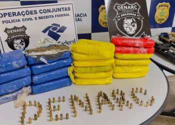 Polícia Civil deflagra operação e apreende drogas, armamentos, munições e caminhonete; prejuízo ao crime organizado é de R$ 1 milhão