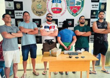 PC-AM prende mulher em flagrante por receber caixa com drogas enviada do Acre para Envira