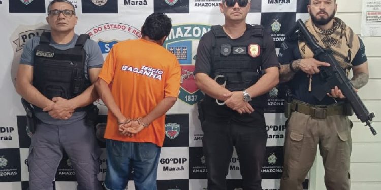 Em Maraã, Polícias Civil e Militar prendem homem em flagrante por tentativa de homicídio qualificado