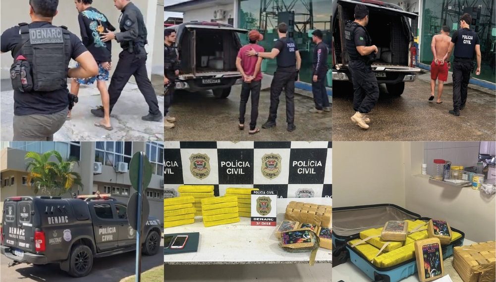 Polícia desarticula grupo criminoso responsável por tráfico interestadual de drogas no AM