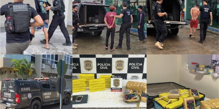 Polícia desarticula grupo criminoso responsável por tráfico interestadual de drogas no AM