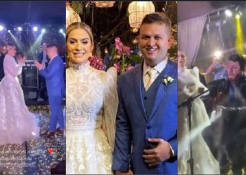 Preso por desviar R$100 milhões da educação, dono do supermercado Rodrigues se casa com blogueira em hotel de luxo