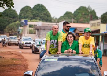 Maria do Carmo começa ‘Reaja, Brasil’ em Apuí; ela também participa do ato em Manaus
