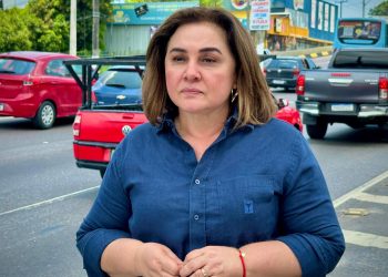 Maria do Carmo vai às ruas e fala de soluções ao trânsito de Manaus; ‘reflexo da má gestão’