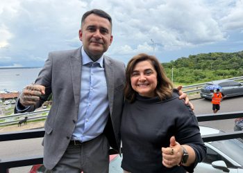 Professora Maria do Carmo esquenta clima político em Maués com Sargento Salazar e comitiva de pré-candidatos