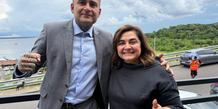 Professora Maria do Carmo esquenta clima político em Maués com Sargento Salazar e comitiva de pré-candidatos