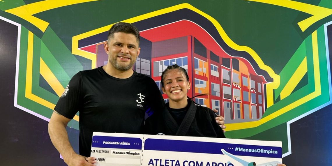 Campeã mundial Emily karoliny representará o Amazonas no Campeonato Brasileiro de Jiu-Jitsu em São Paulo