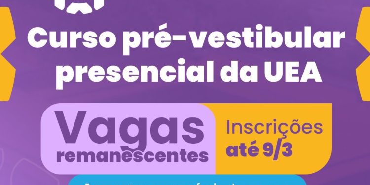 UEA abre 113 vagas remanescentes para o curso pré-vestibular aprovENS 2026