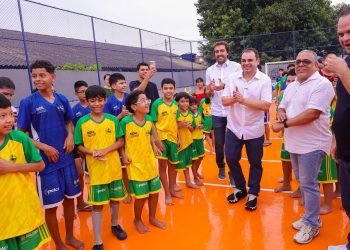 Governador interino Roberto Cidade reforça ações de esporte e lazer com entrega do Centro Social Chapéu de Zinco, no bairro Betânia