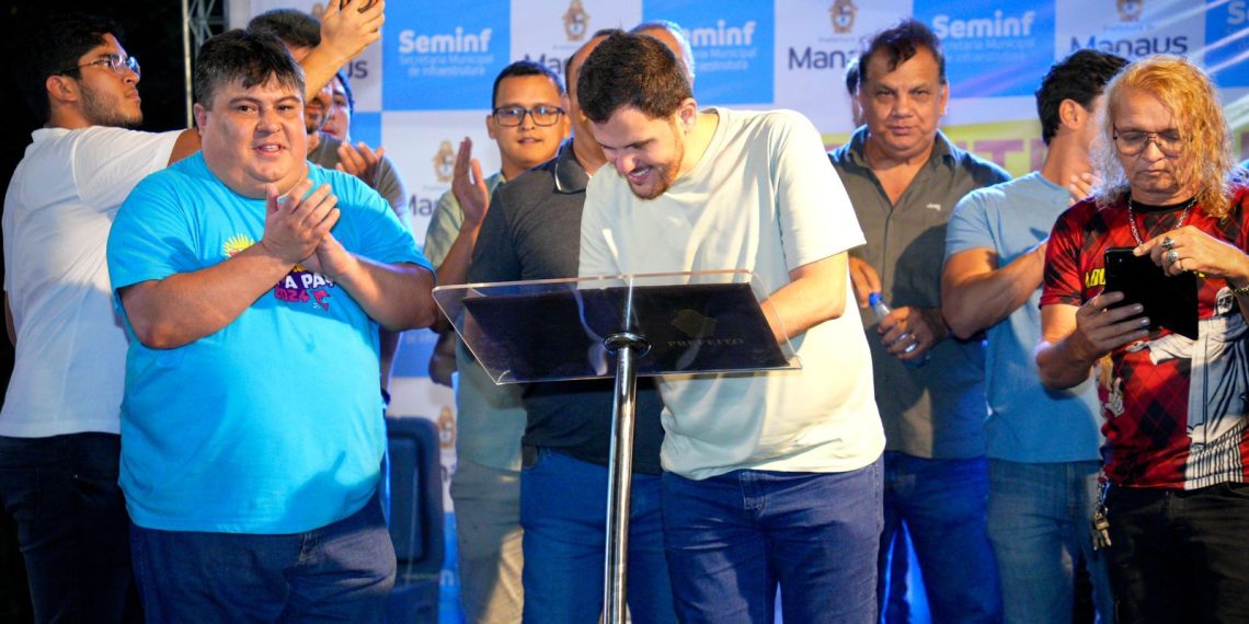 Presidente David Reis articula e prefeitura inicia revitalização do campo do Castanheira, na zona Leste de Manaus