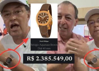 Com relógio luxuoso de R$ 2,3 milhões, Eduardo Braga pede confiança e voto do povo amazonense