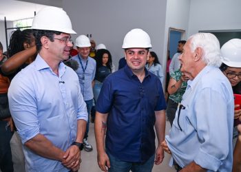 Roberto Cidade vistoria obras de revitalização do SPA Eliameme Rodrigues Mady e do Hospital Tropical