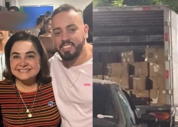 Coordenador de campanha que aparece ao lado de Maria do Carmo é preso com 2,5 toneladas de drogas em Manaus