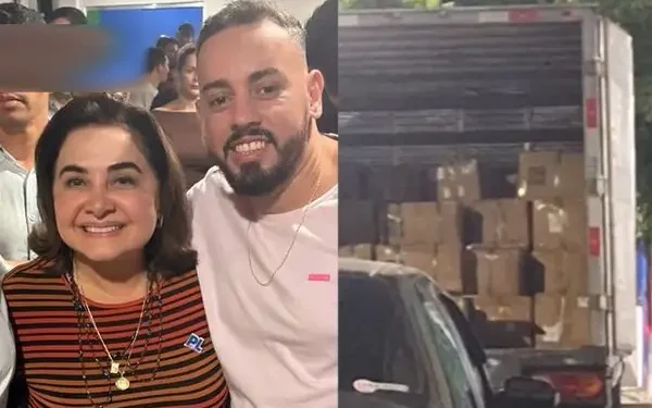 Coordenador de campanha que aparece ao lado de Maria do Carmo é preso com 2,5 toneladas de drogas em Manaus
