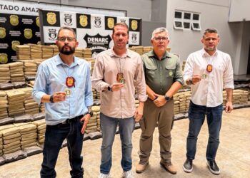 Bruno Fraga, Guilherme Torres e Rodrigo Torres são homenageados pela SSP-AM por atuação na segurança pública