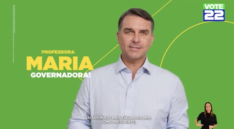 ’É Flávio e Maria 22’: Flávio Bolsonaro pede voto útil no Amazonas e reforça dobradinha da direita