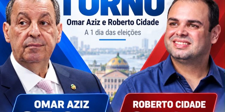 A um dia da eleição, pesquisa Projeta aponta cenário de segundo turno entre Omar Aziz e Roberto Cidade