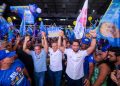 Adjuto Afonso encerra campanha ao lado de lideranças em Manaus